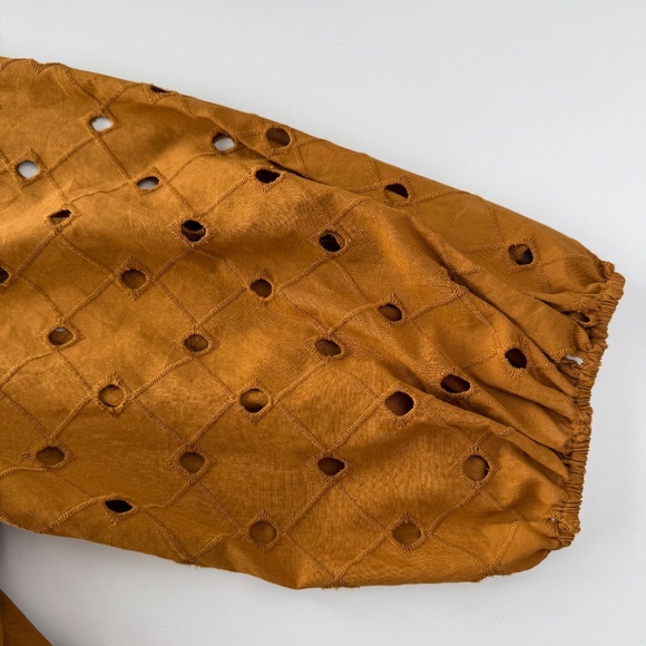 NWT A New Day 3/4 Eyelet Sleeve Babydoll 100% Cotton Dress size 2X - Picture 4 of 8